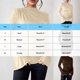 thumbnail image 5 of Ropa para mujer,Camiseta de verano de manga larga con cuello redondo para mujer, informal y cómoda, de tejido suave y transpirable, ideal para el hogar o el trabajo, sopatenor, 5 of 7