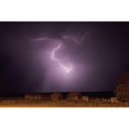 thumbnail image 2 of Lightning bolt over some abandoned buildings near val marie;Saskatchewan canada Poster Print, 2 of 4