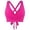 A-Hot Pink, variant on String Bikini Tops For Women Twist Front Top Bathing Suit Minimalist Swimwear Top No Bottom, Size XXL