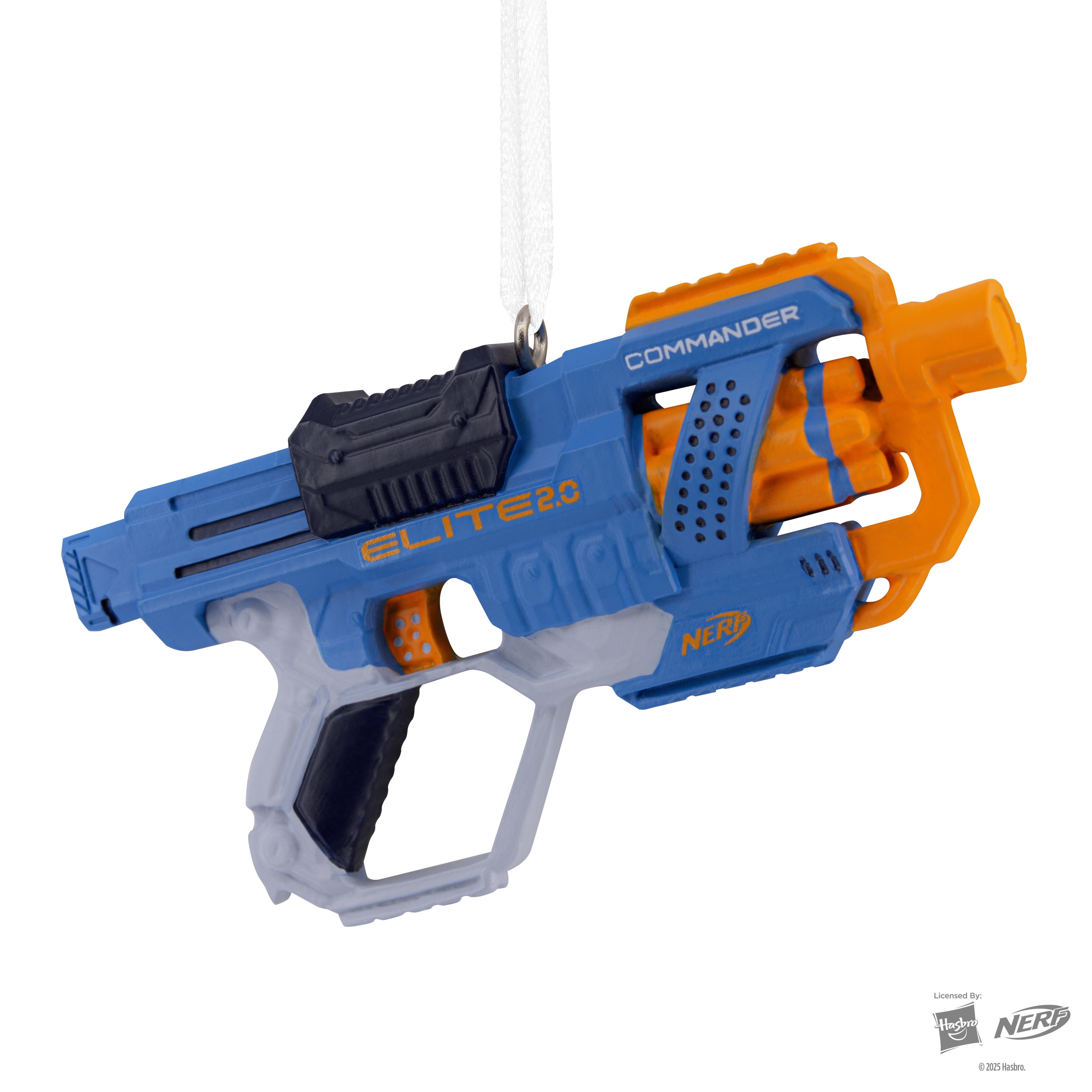 Hallmark Ornament (Hasbro Nerf Elite 2.0 Commander Dart Blaster), 1 Count