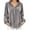 *Gray, variant on Women's Velvet V Neck Long Sleeve Blouse with Ruffle Trim ,Elegant Vintage Shirt for Fall Winter ,Women's Plus XXL