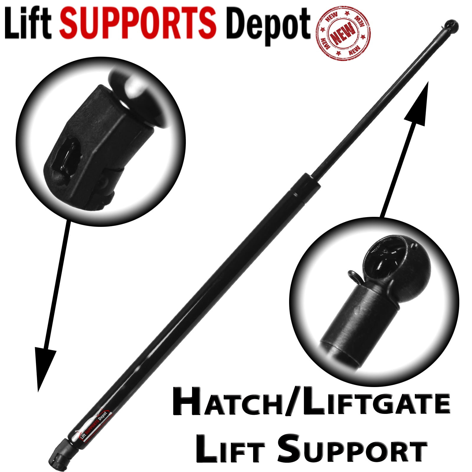 Qty 2 Fits Acura Mdx 2007 to 2013 Liftgate Lift Supports W/O Power Gate