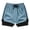 Light Blue, variant on Ladies Shorts Women's Two Layer Athletic Shorts Flowy Fit Secure Inner Lightweight Running and Workout Partner for Sports