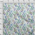 thumbnail image 3 of oneOone Cotton Silk Sea Green Fabric Floral Craft Projects Decor Fabric Printed By The Yard 42 Inch Wide, 3 of 4
