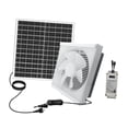 thumbnail image 4 of Extractor de aire con ventilador solar, versátil, con caja de ventilación y persiana. 8 pulgadas, 4 of 9