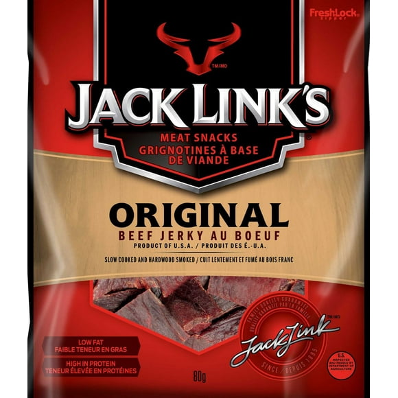 JACK LINK'S ORIGINAL BEEF JERKY 80G, JL ORIGINAL BEEF JERKY 80G