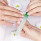 thumbnail image 2 of Limas de uñas de doble cara de vidrio colorido, tira profesional transparente degradado de cristal pulido, suministros de herramientas de manicura DIY, 1 Uds., 2 of 5
