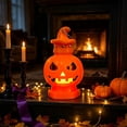 thumbnail image 4 of Kyusrd Pumpkin Lantern Lights for Halloween Decor,Battery Operated LED Pumpkin Hanging Decoration With Illuminated Face Suitable for Yard Decor, 4 of 7