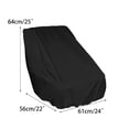 thumbnail image 2 of Wweixi Polyester Boat Seat Cover Portable Foldable Reusable Washable Detachable Elastic Rope Fishing Boats Ship Case Protector Black, 2 of 6