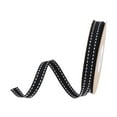 thumbnail image 4 of yuksok Grosgrain Ribbon Gift Wrapping Ribbon for Headband Handmade Craft Bow Making Black, 4 of 9