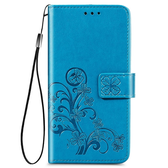 Allytech Galaxy Note 20 Wallet Case, Premium PU Leather Folding Stand Shockproof Anti-scratch Credit Cards Holder Wallet Case TPU Back Cover for Samsung Galaxy Note 20, Blue
