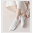 thumbnail image 6 of YooGuoGuo Women's Japanese Ruffle Frilly Ankle Socks 6 Pairs Harajuku Preppy Knit Crew Socks Fairycore Casual Cotton Socks, 6 of 7