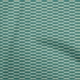 thumbnail image 1 of oneOone Cotton Silk Teal Green Fabric Geometric Fabric For Sewing Printed Craft Fabric By The Yard 42 Inch Wide, 1 of 4