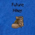 thumbnail image 2 of CafePress - Future_0002_Hiker - Cute Infant Baby Football Bodysuit, 2 of 3