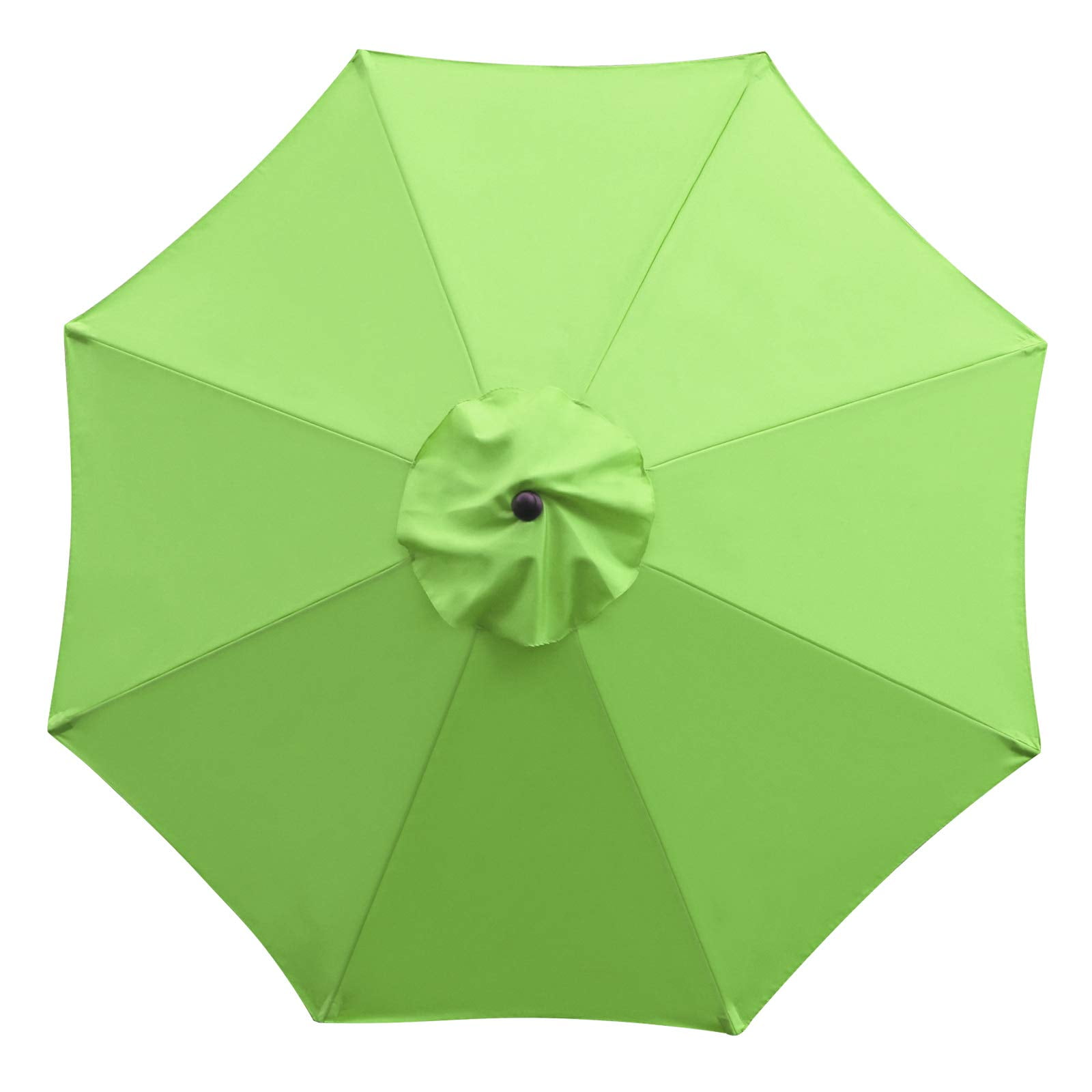 Bibana 9Ft Patio Umbrella Outdoor Table Umbrella with 8 Sturdy Ribs (Grass Green)
