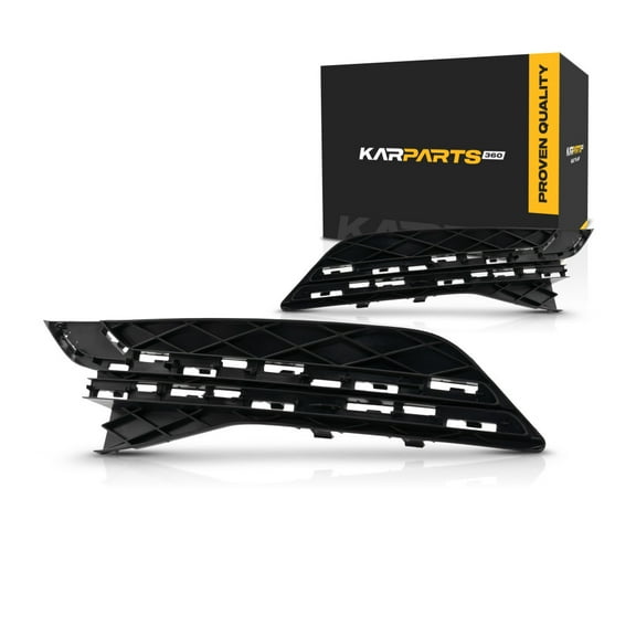 KarParts360 For Honda Odyssey 2014 2015 2016 2017 Fog Light Cover Driver And Passenger Side | Pair | Front | Textured Black | Made Of PP Plastic | Replacement For HO1038153, HO1039153