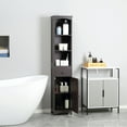 thumbnail image 2 of HOMCOM Bathroom Storage Cabinet, Tall Linen Tower with Shelves and Drawer, 2 of 10