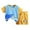 Sky Blue, variant on Big Boys Summer Outfits Casual Short Sleeve T-Shirt Shorts Set, Sizes 7-8Y