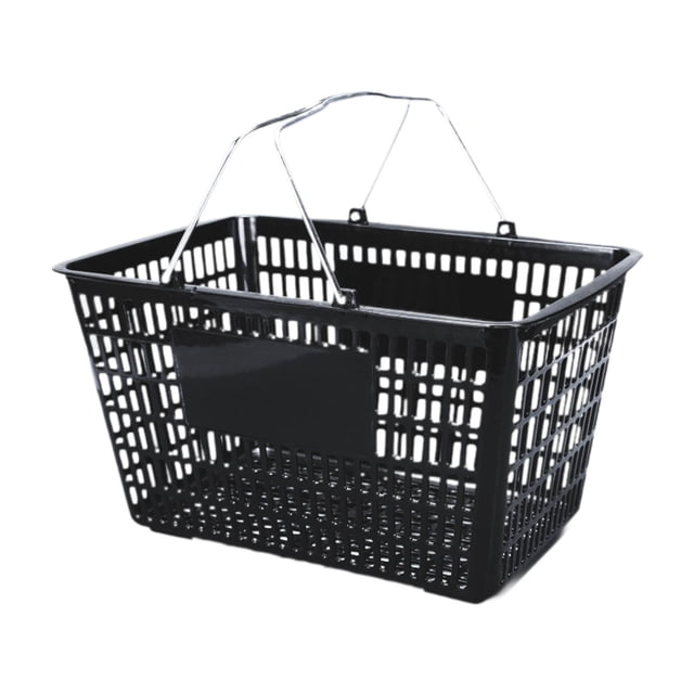 Cesta de la compra Cesta de la compra con asas, cesta de la compra portátil, cesta de picnic resistente y portátil