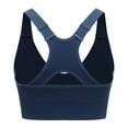 thumbnail image 5 of COMVALUE Women Racerback Sports Bras - High Impact Workout Gym Activewear Bra (Dark Blue, XL), 5 of 5