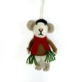 thumbnail image 4 of Mr. and Mrs. Mouse Christmas Ornament - Knit Handmade Fair Trade Peru, 4 of 7