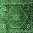 thumbnail image 1 of Ahgly Company Indoor Square Persian Emerald Green Traditional Area Rugs, 4' Square, 1 of 4