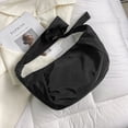thumbnail image 4 of Bolso cruzados para mujer Bolso de mano de nailon de gran capacidad para bolas de masa hervida Bolso para niñas (Negro), 4 of 8