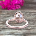 thumbnail image 2 of 1.50 Carat Oval Cut Aquamarine Halo Engagement Ring on 10k Rose Gold, 2 of 5
