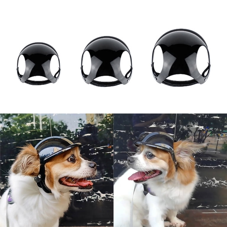 WINDLAND Dog Helmet with Ear Hole Puppy Helmet Motorcycle Dog