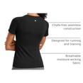 thumbnail image 4 of Remera CRZ YOGA Sin Costuras Manga Corta Negra Talle XS, 4 of 8