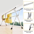thumbnail image 3 of Tendedero plegable para ropa 140-240 cm retractil de acero inoxidable para interior y exterior con tubería reforzada, 3 of 8