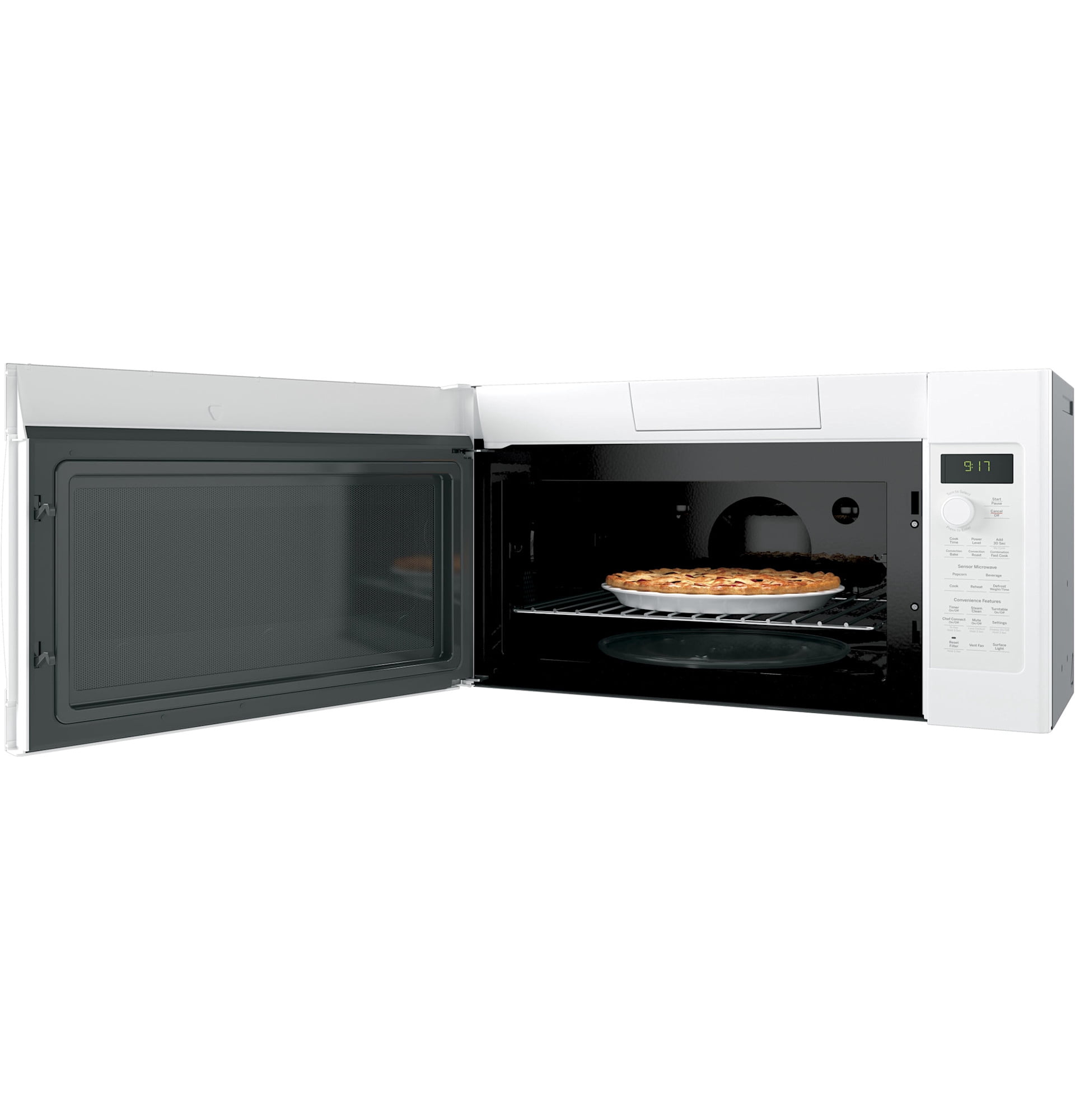 GE PVM9179DRWW 30 Inch Over-the-Range Convection Microwave Oven with Air Fry