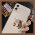 thumbnail image 2 of Bonita carcasa de koala para iphone, funda protectora de silicona suave y transparente con dibujos animados para modelos 12 mini, 7, 8 plus, x, xr, xsmax, 13, 11, 14 pro max, 2 of 4