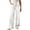 White, variant on EYNMVR Womens Barrel Jeans Wide Leg Boyfriend Denim Pants Hop Vintage Baggy Jeans Cotton Mid-Low Elastic Waist Pants