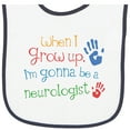 thumbnail image 2 of Inktastic Neurologist Future Baby Terry Cloth Bib, 2 of 3