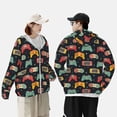 thumbnail image 4 of Kdxio Retro Video Game Print Women Men Sun Protection UPF 50+ Jackets Zip Up Long Sleeve Hoodie Hiking Lightweight with Pockets, 4 of 7