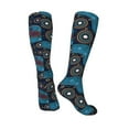 thumbnail image 4 of Easygdp Bohemian Turtle Soccer Socks Sport Knee High Socks Calf Compression Athletic Socks for Men and Women, 4 of 9