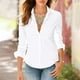 thumbnail image 2 of Tops básicos para mujer,Camisa de manga larga con capucha de color liso para mujer, top de poliéster de corte ajustado, ropa informal para uso diario, sopatenor, 2 of 9