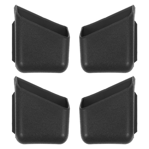 4pcs Cajas de almacenamiento de automóviles Organizador Adhesivo Gafas de sol Caja de almacenamiento Accesorios para automóviles
