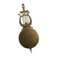 thumbnail image 4 of relayinert Clock Metal Pendulum Hanging Decor Wall Clocks Desk DIY Movement Clock Clock Gold Long 20cm Brown Rod, 4 of 6