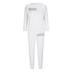 thumbnail image 4 of ICHUANYI Liquidación Traje de pantalones con cordón de temperamento de color de cuello redondo de manga larga para mujer ICHUANYI WER202308243977, 4 of 6