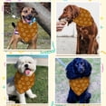 thumbnail image 6 of 1 Pc Pet Dog Bandana Brown Cotton Triangle Pet's Bandana Sunshine Washable Scarf Bibs Printed Accessories Dog Photo Props Chief for Large Dogs and Pets 55x55x78cm diy, 6 of 9