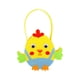 thumbnail image 2 of Decoraciones de Pascua, adornos de Pascua, regalos de Pascua, bolsas de fieltro de Pascua para hacer tú mismo, bolsas reutilizables para huevos de Pascua, bolsas de dulces, regalos para niños, decorac, 2 of 6