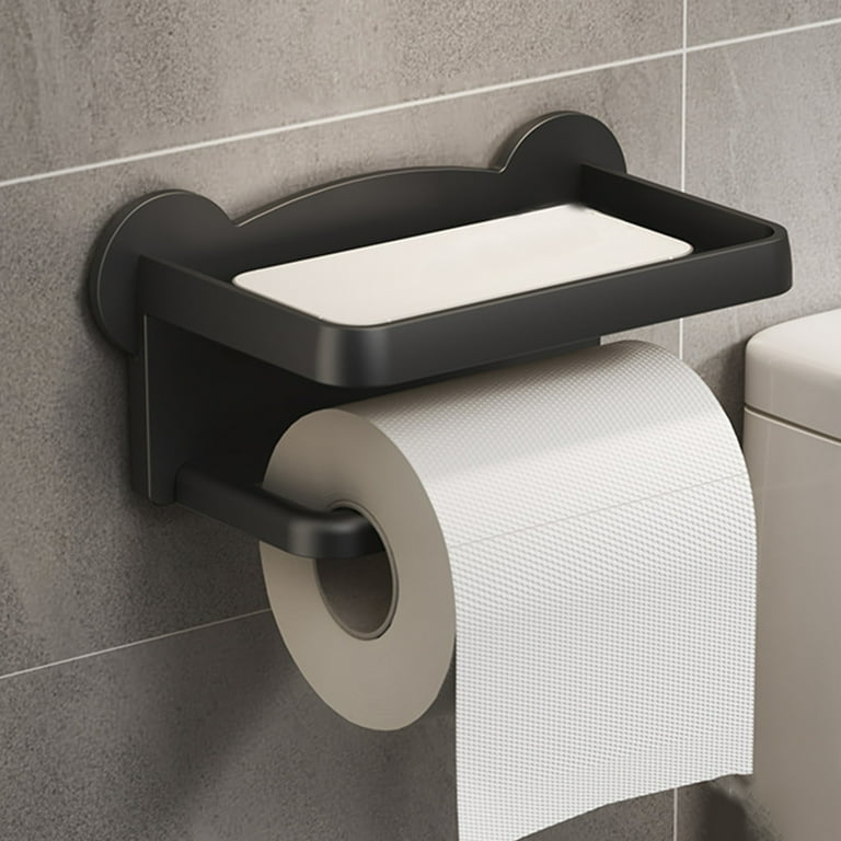 Harlier Toilet Paper Holder with Shelf, Premium SUS304