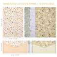 thumbnail image 2 of WEUVEB Stationary Envelope Set with Matching Flower Design Letter Paper in Assorted Colors, 2 of 6