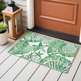 thumbnail image 6 of Rectangle Rug 2x3ft Area Rug, Abstract Green Seashells Starfish Corals Area Rugs for Living Room Bedroom, Marine Life Floor Mat Non-Slip Non-Shedding Carpet Indoor Accent Rugs, 6 of 9