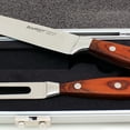 thumbnail image 2 of BergHOFF Pakka Wood 3Pc Stainless Steel Carving Set with Case, 2 of 6