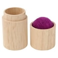 thumbnail image 2 of ZZYuan Big Clearance Wooden Sewing Needle Holder Pincushion Portable Pin Holder Wood Sewing Storage Case Pin Cushion and Lid for Stitching Hand Crafts Knitting Women New!, 2 of 9