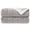 Grey, variant on Exclusivo Mezcla 50"x70" Sherpa Fleece Throw Blanket, Reversible Velvet Plush Blankets and Soft Throws for Couch, Sofa, Bed, Super Cozy Thick and Warm, Dusty Pink