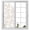 Brown, variant on Window Privacy Film Nautical Seashell Stained Glass Window Film Decorative Sun Block Window Cover Summer Coastal Marine Shells Beige Window Clings Static Adhesive Sticker for Bathroom 17.7"x39.3"